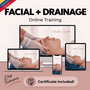 Formación en línea: Maderoterapia facial + drenaje linfático