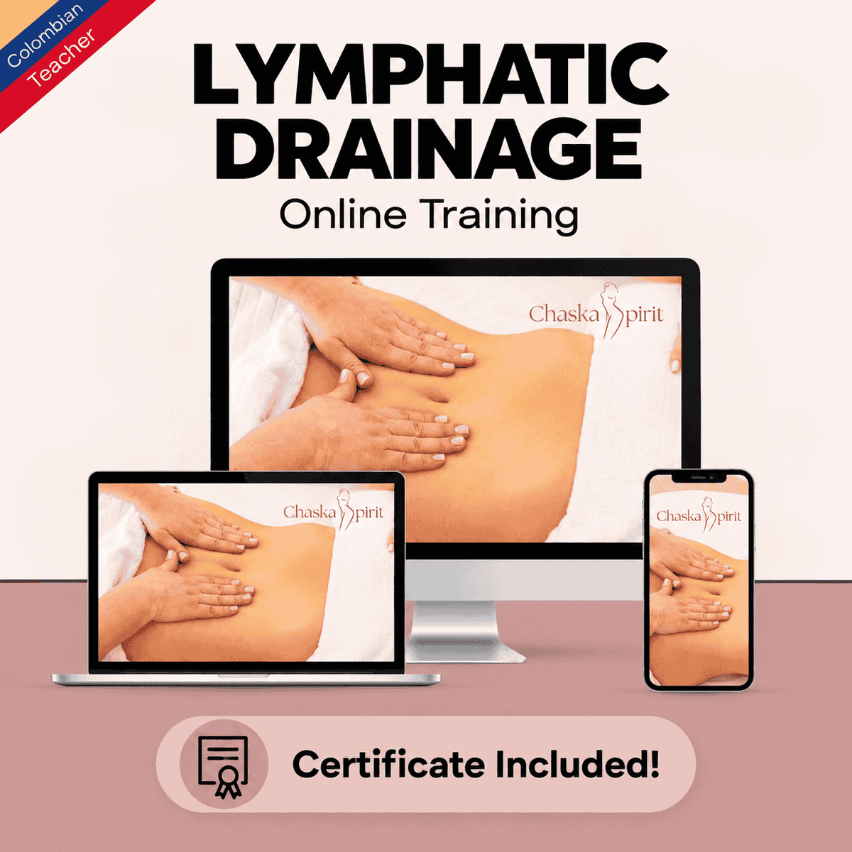 Formación en línea: Drenaje linfático colombiano para el cuerpo